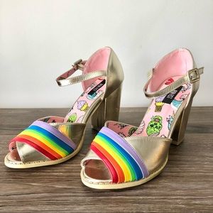 🌈Iron Fist Heels | Rainbow | Women’s Size 10